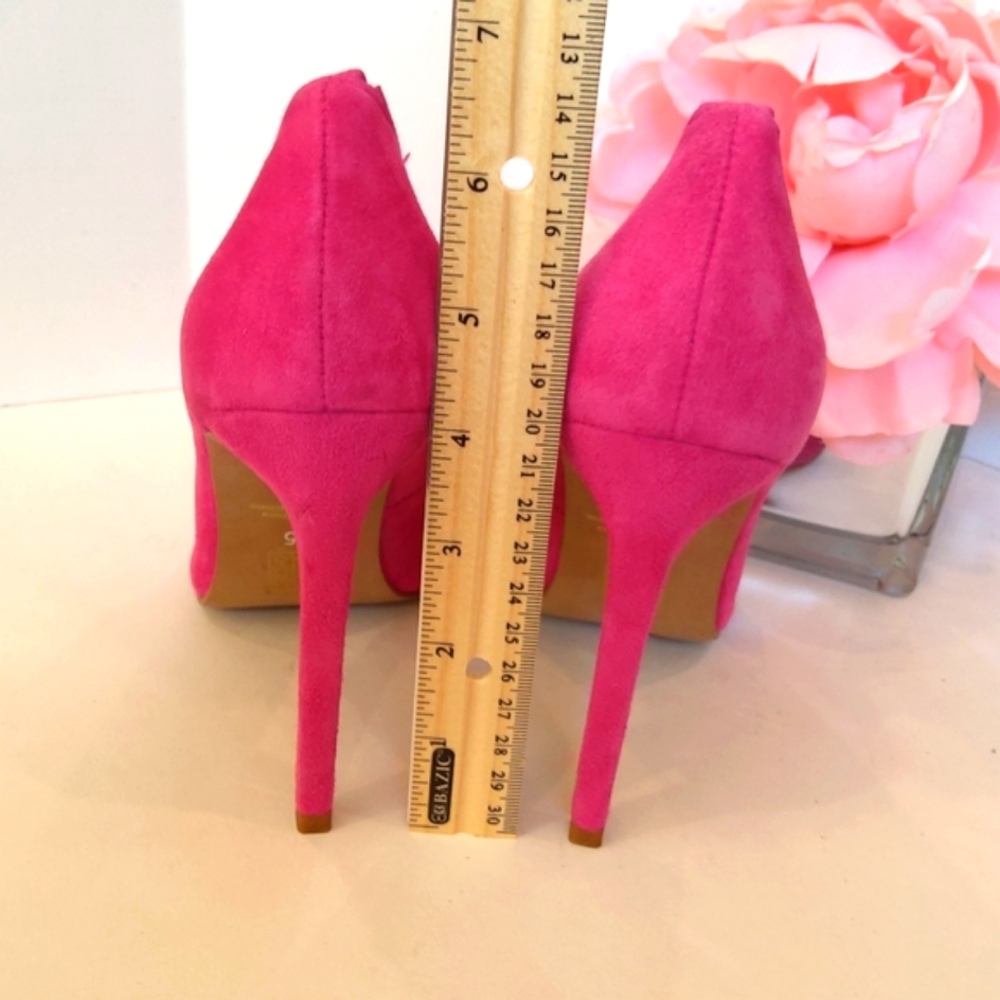 Jeffrey Campbell hot pink high heels pumps shoes - Picture 13 of 13
